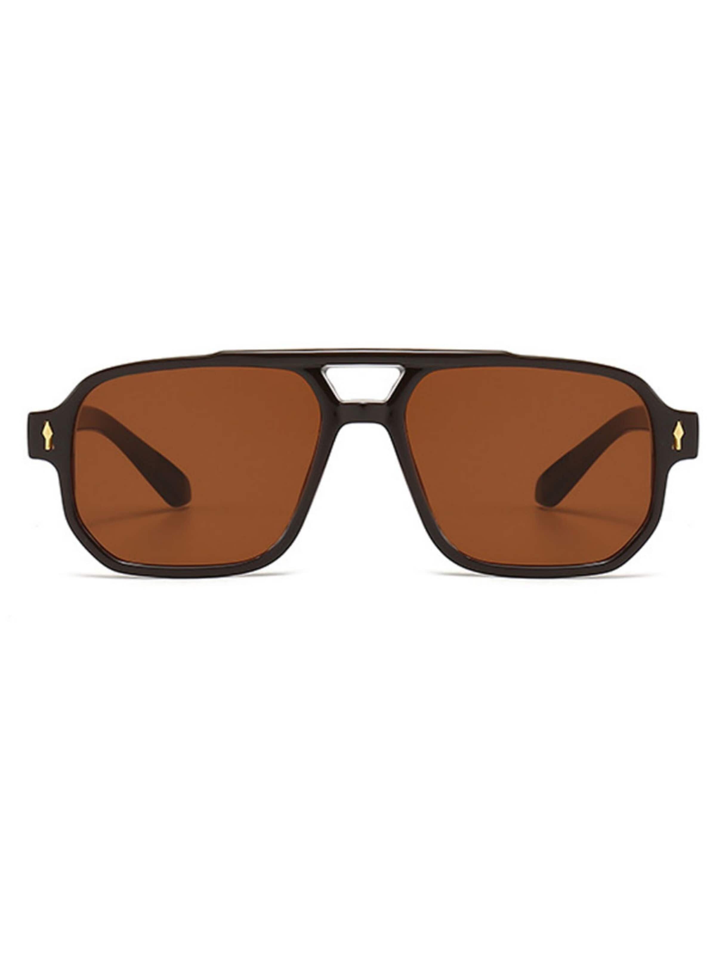 VEYREY - Gafas de sol 'Pilotenbrille Sonnenbrillen Enkick' en marrón: frente