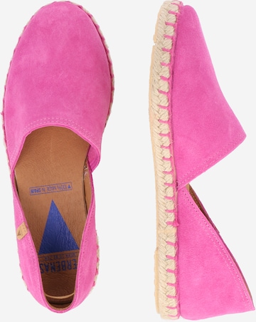 Espadrilles 'Carmen' VERBENAS en rose