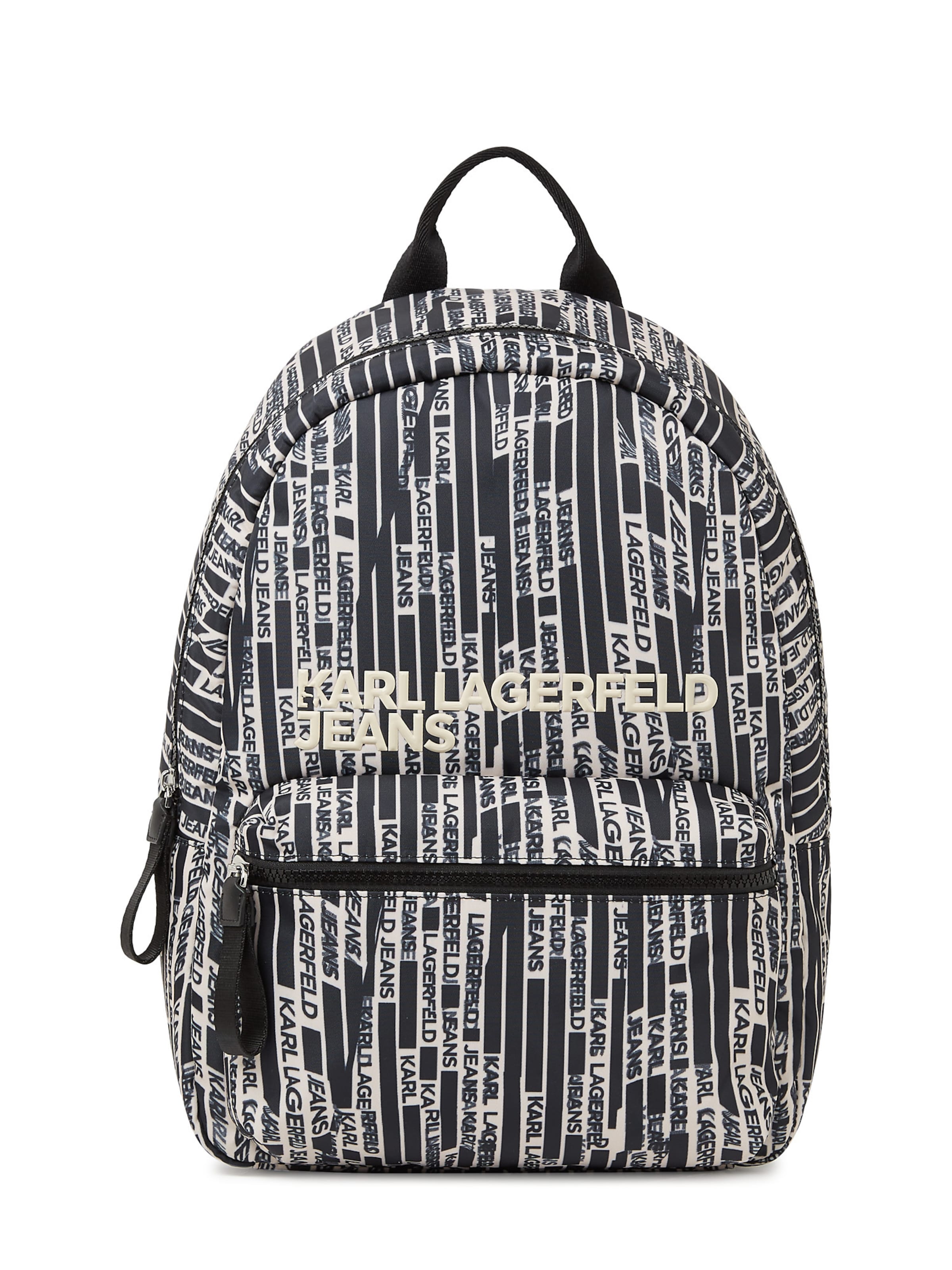 KARL LAGERFELD JEANS Hátizsák - fekete: elől