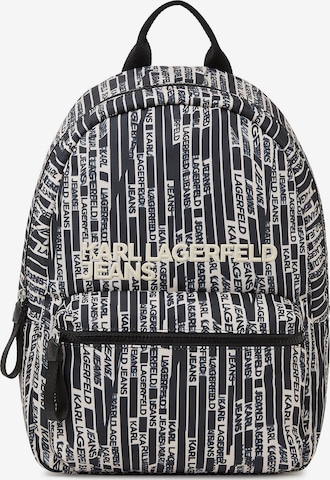 Rucsac de la KARL LAGERFELD JEANS pe negru: față