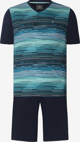 Jan Vanderstorm Schlafanzug 'Audun' in Schwarz: Vorderseite