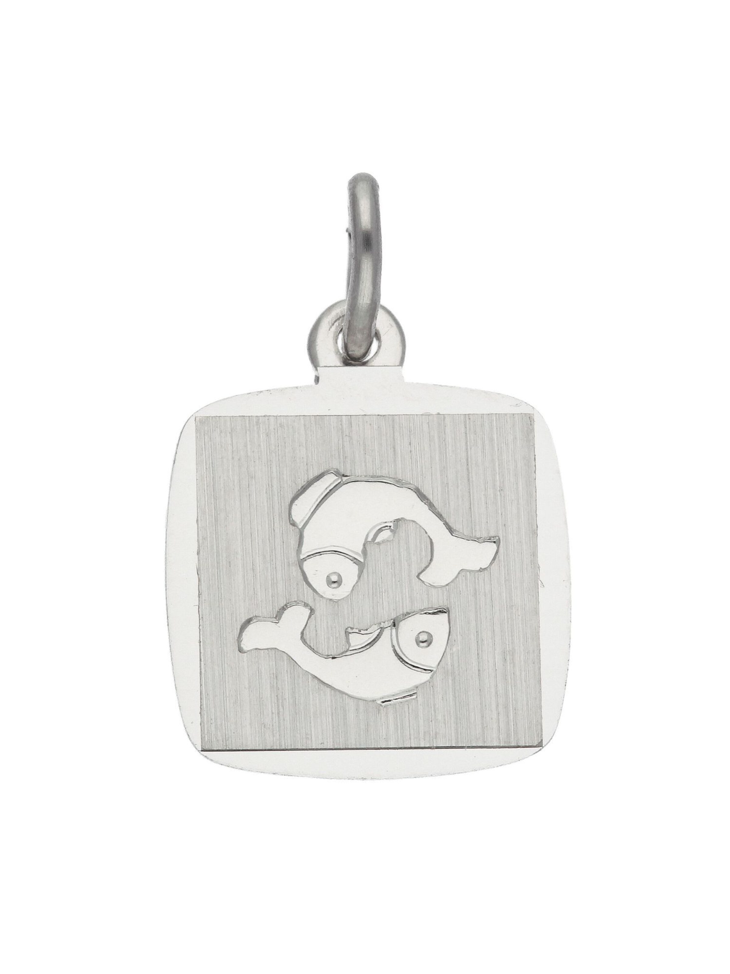 Adelia´s Pendant 'Fisch' in Silver: front