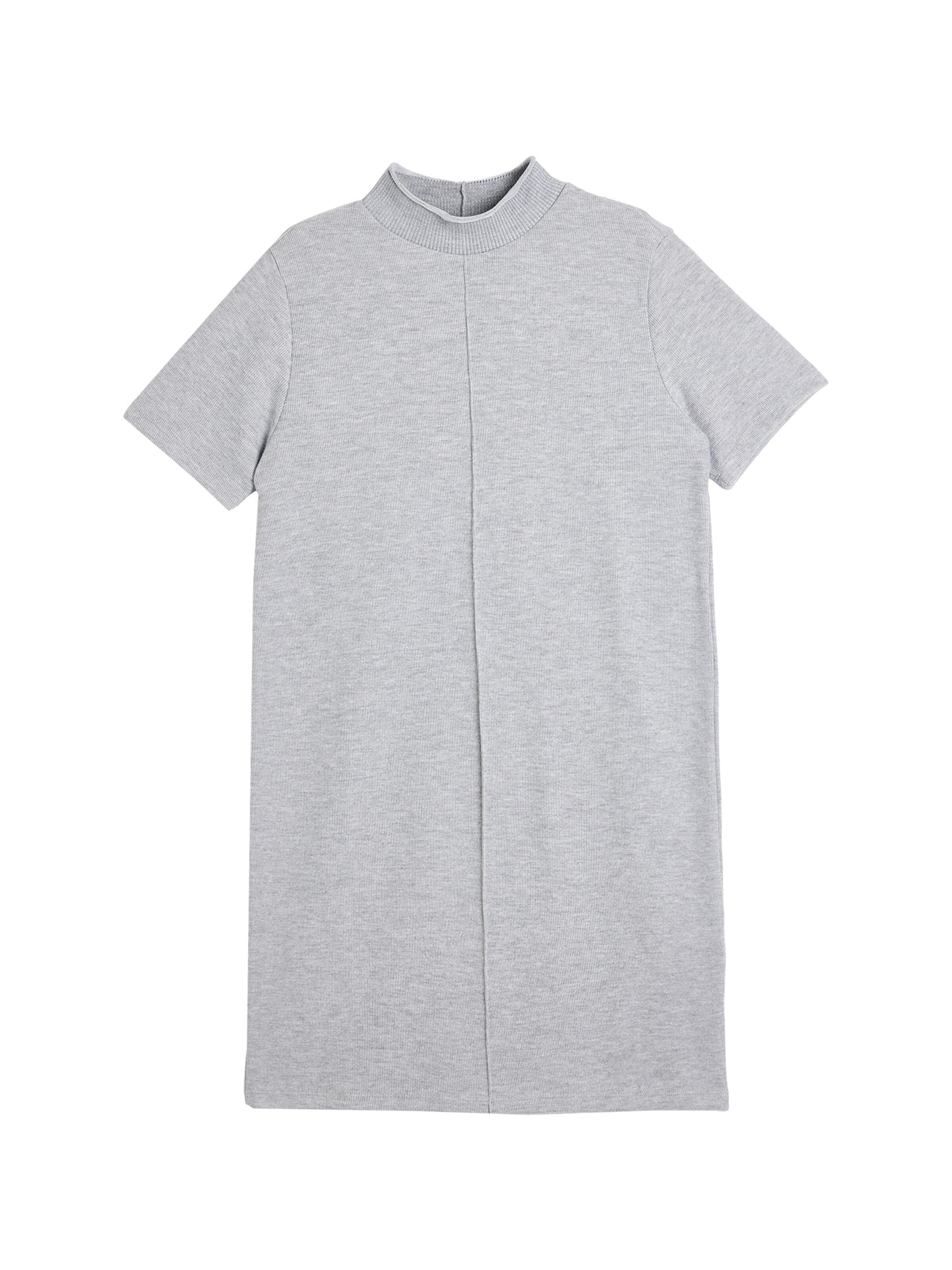 Koton Gebreide jurk in Grijs: voorkant