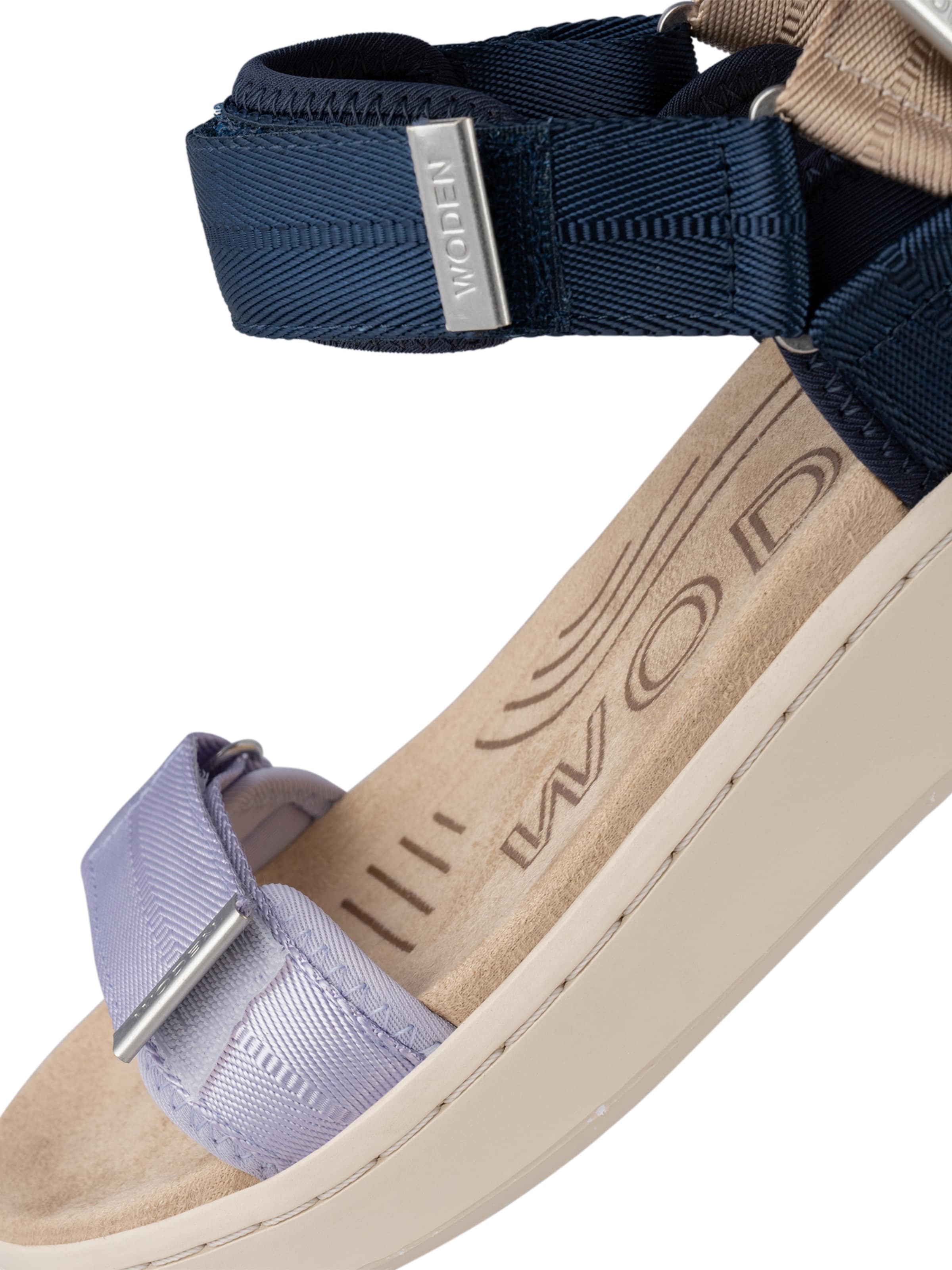 WODEN Sandaal 'Line' in Lila