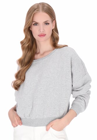 Sweat-shirt DreiMaster Vintage en gris : devant