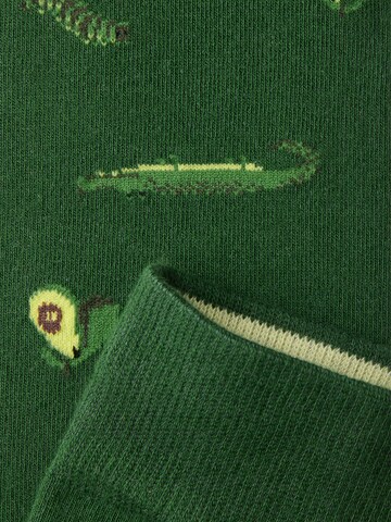 Von Jungfeld Socks 'Signature Icons' in Green