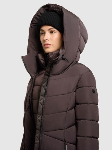 khujo Winter Jacket 'Flesch' in Purple