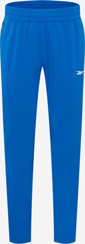 Regular Pantalon de sport Reebok en bleu : devant