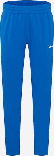 Reebok Pantalon de sport en bleu / blanc, Vue avec produit