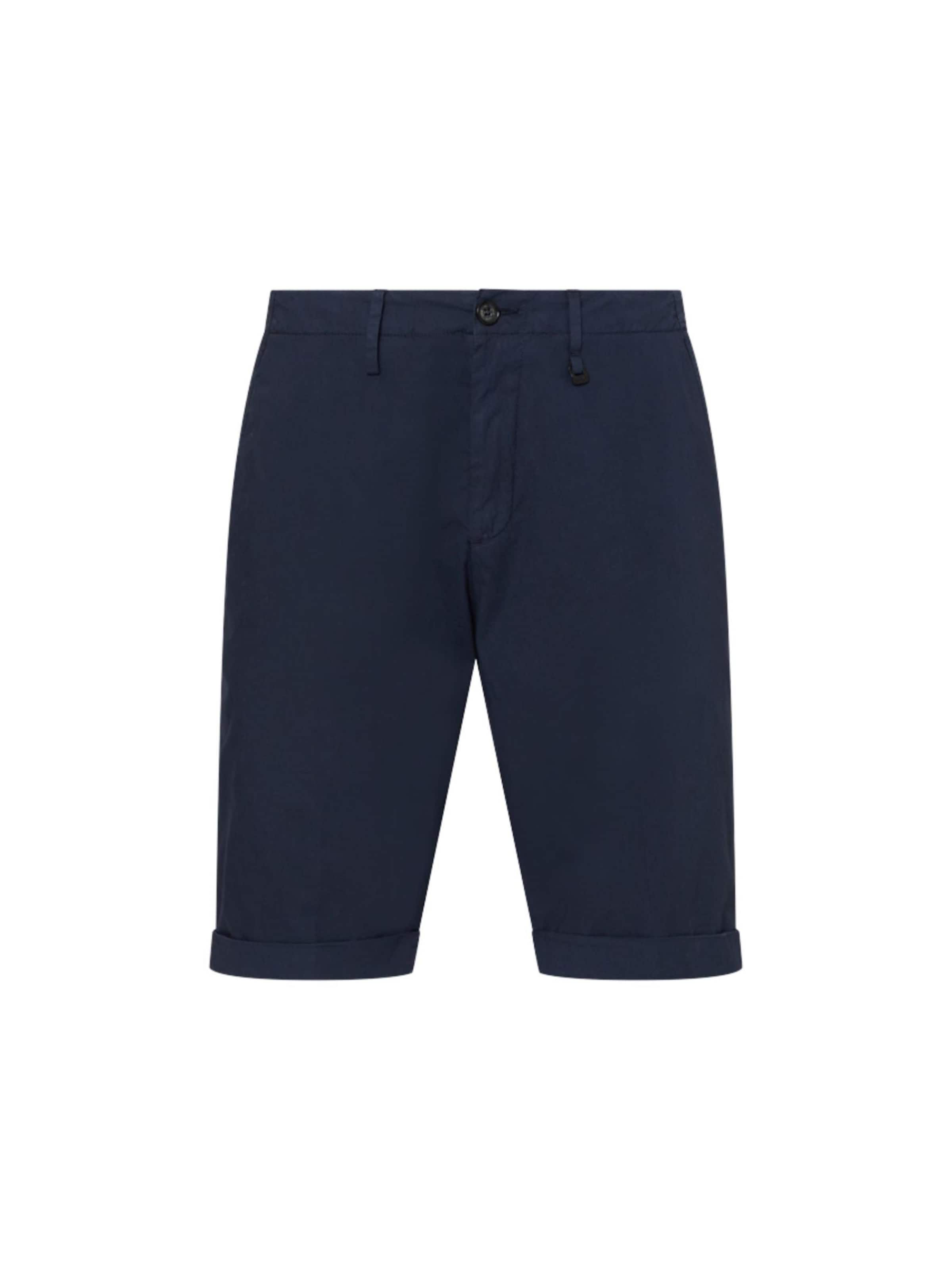 Coupe slim Pantalon 'LIU JO UOMO PANT BERMTELA BERMUDA' Liu Jo en bleu : devant