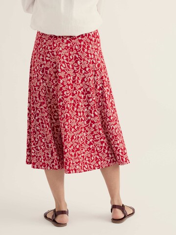Seasalt Cornwall Rok 'Orchard' in Rood