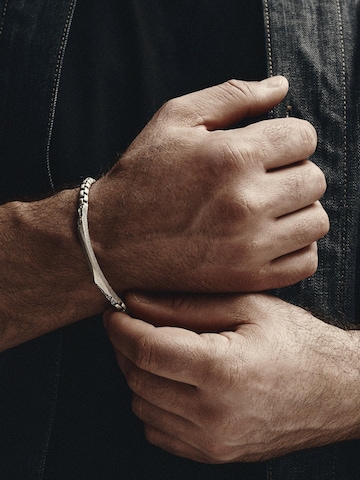 Braccialetto 'FORGED' di REYTEL in argento