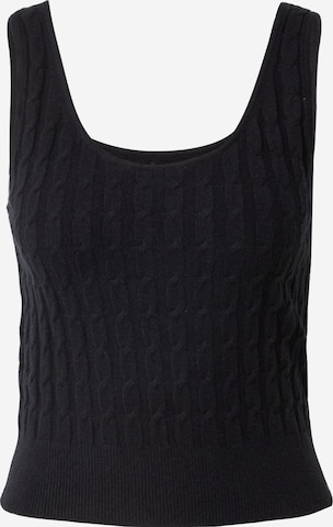 GAP Knitted top 'CASH' in Black: front