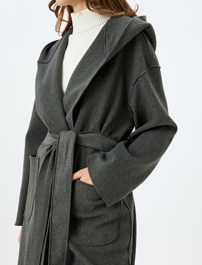 Koton Mantel in anthrazit, Produktansicht