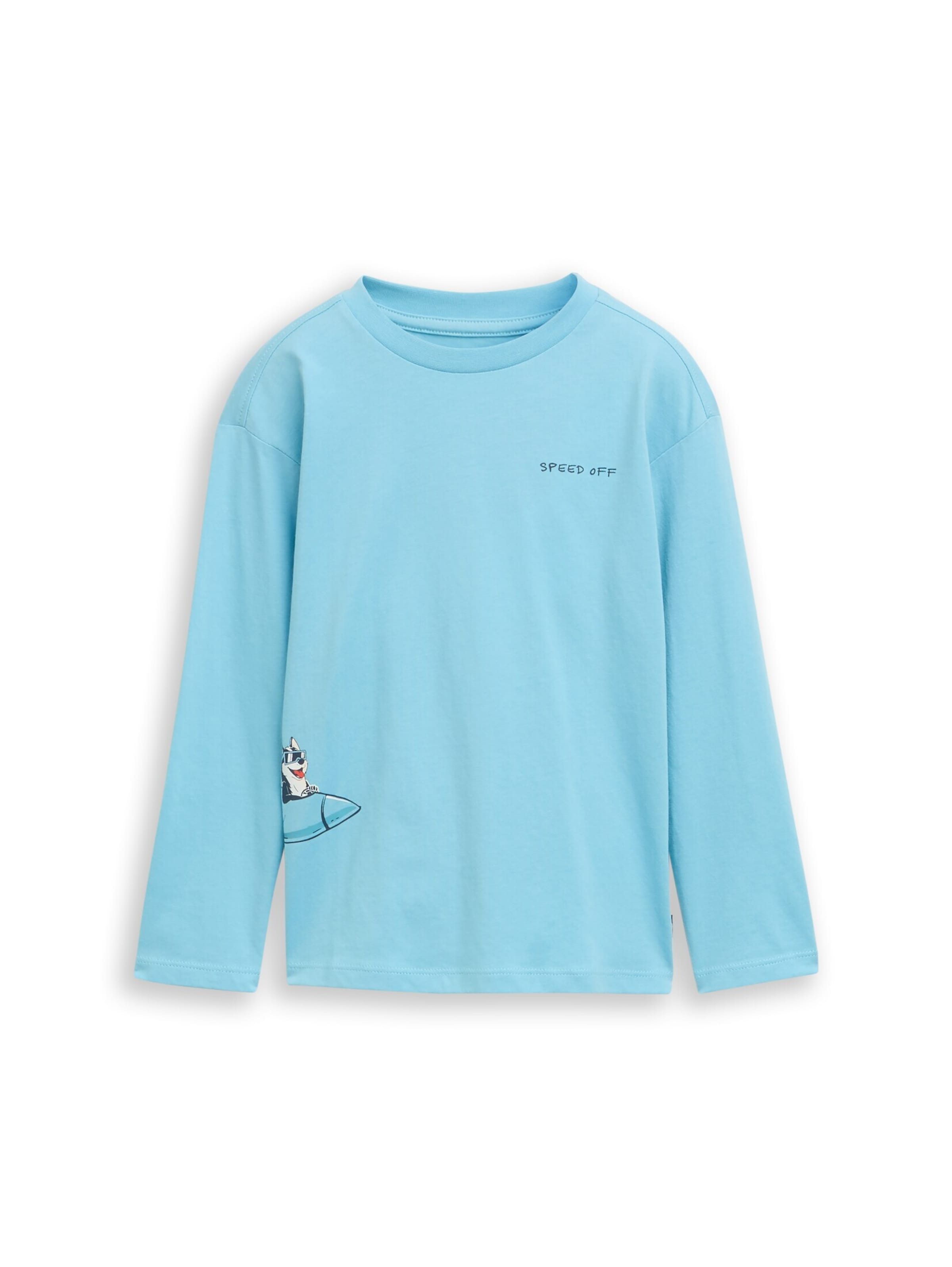 TOM TAILOR Shirt in Blue: front