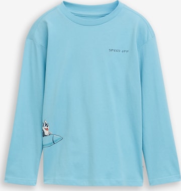 TOM TAILOR Shirt in Blue: front