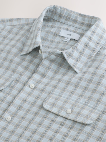 Next Regular Fit Hemd in Blau