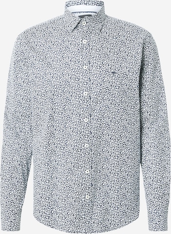 FYNCH-HATTON Slim Fit Paita 'Essential' värissä sininen: etupuoli