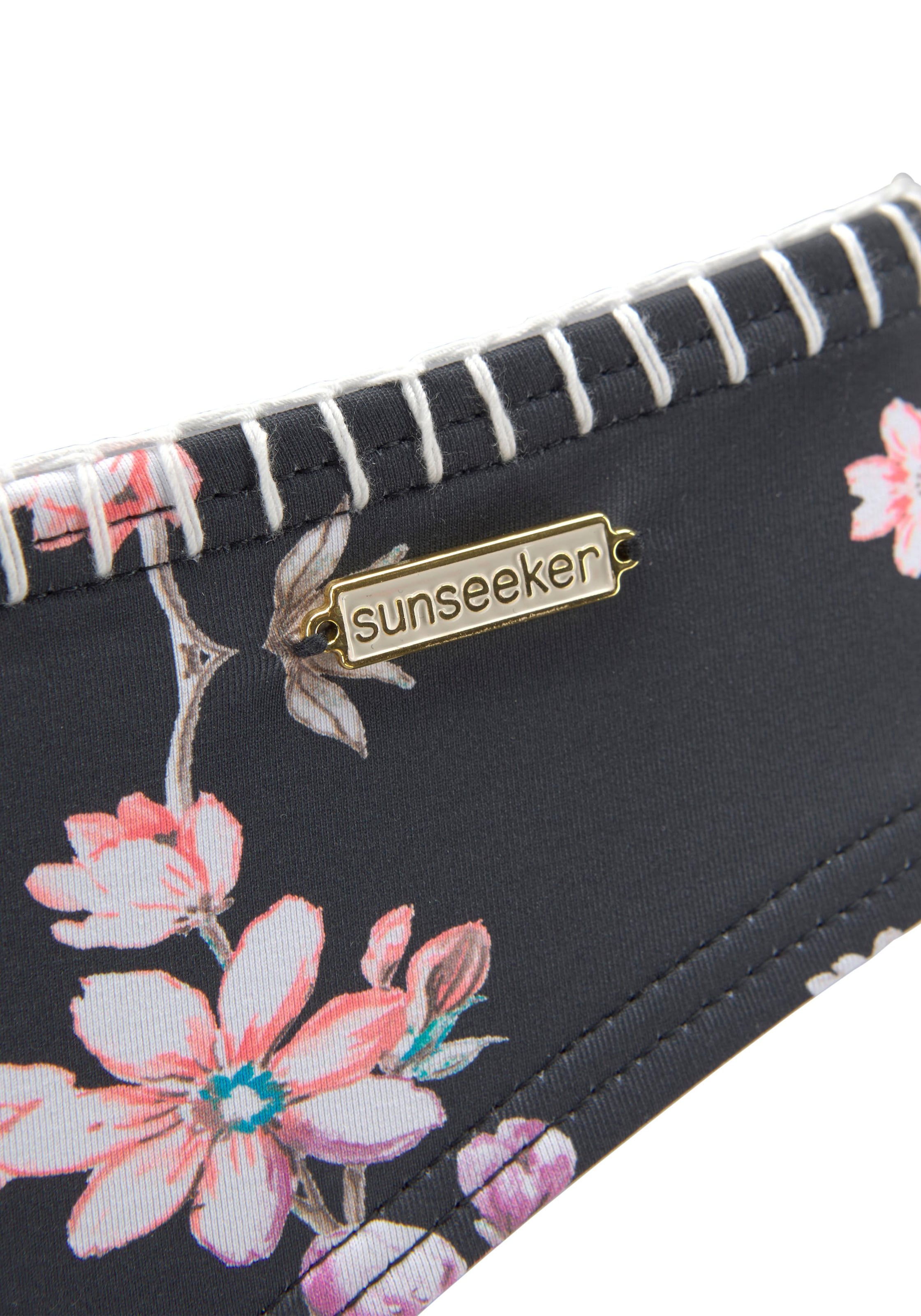 SUNSEEKER Spodní díl plavek 'Ditsy' – černá