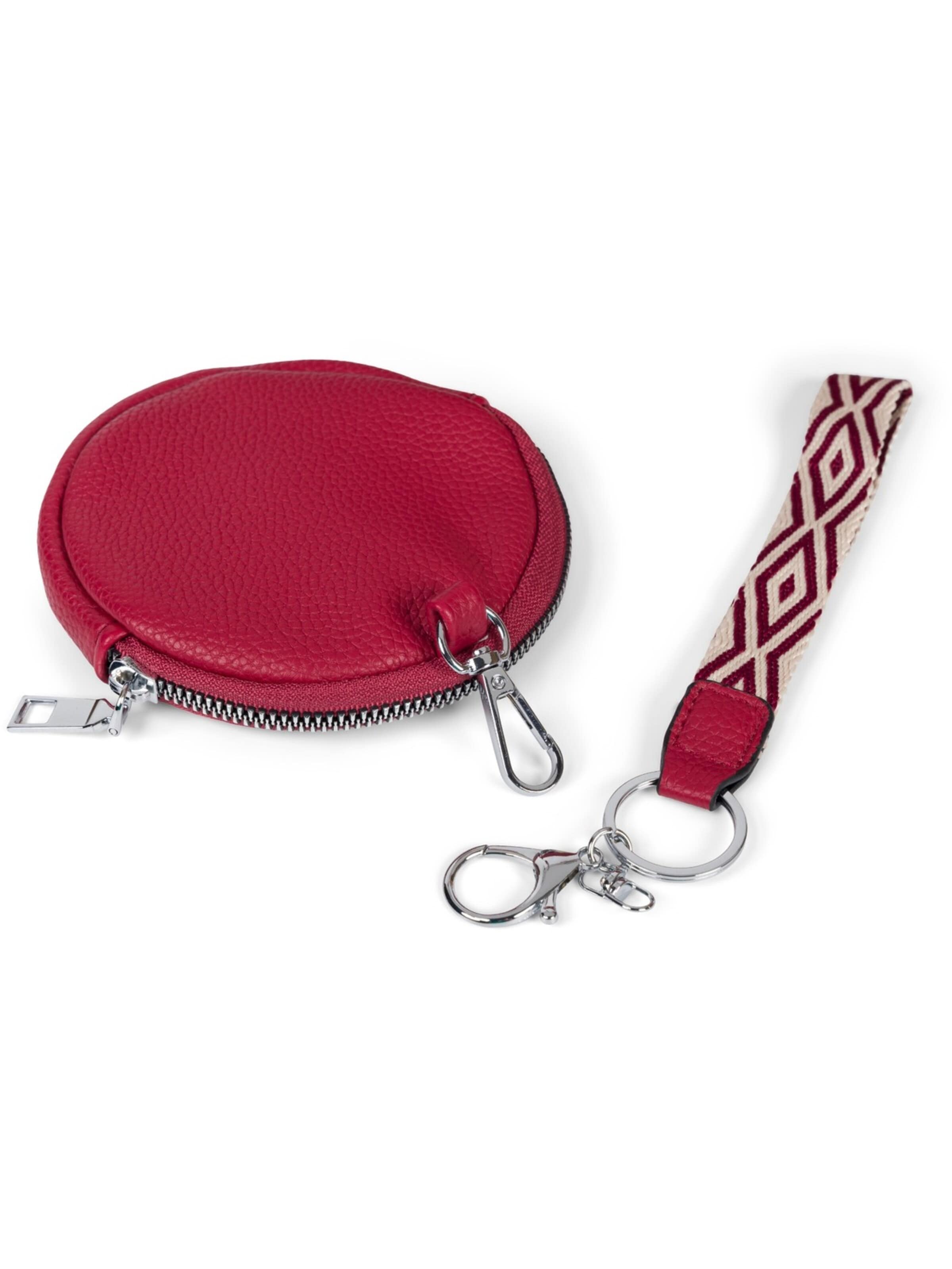 styleBREAKER Umhängetasche 'Halbmond Crossbody Bag Set 3-Teilig'‌‌‌‌‌‌‌‌‌‌ in Rot