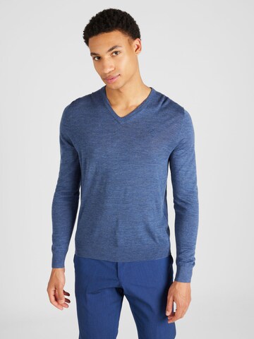 Pull-over Hackett London en bleu : devant