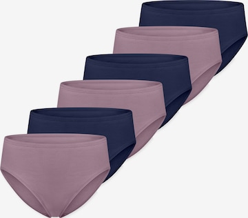 SCHIESSER Slip ' Cotton Essentials ' in Blau: Vorderseite