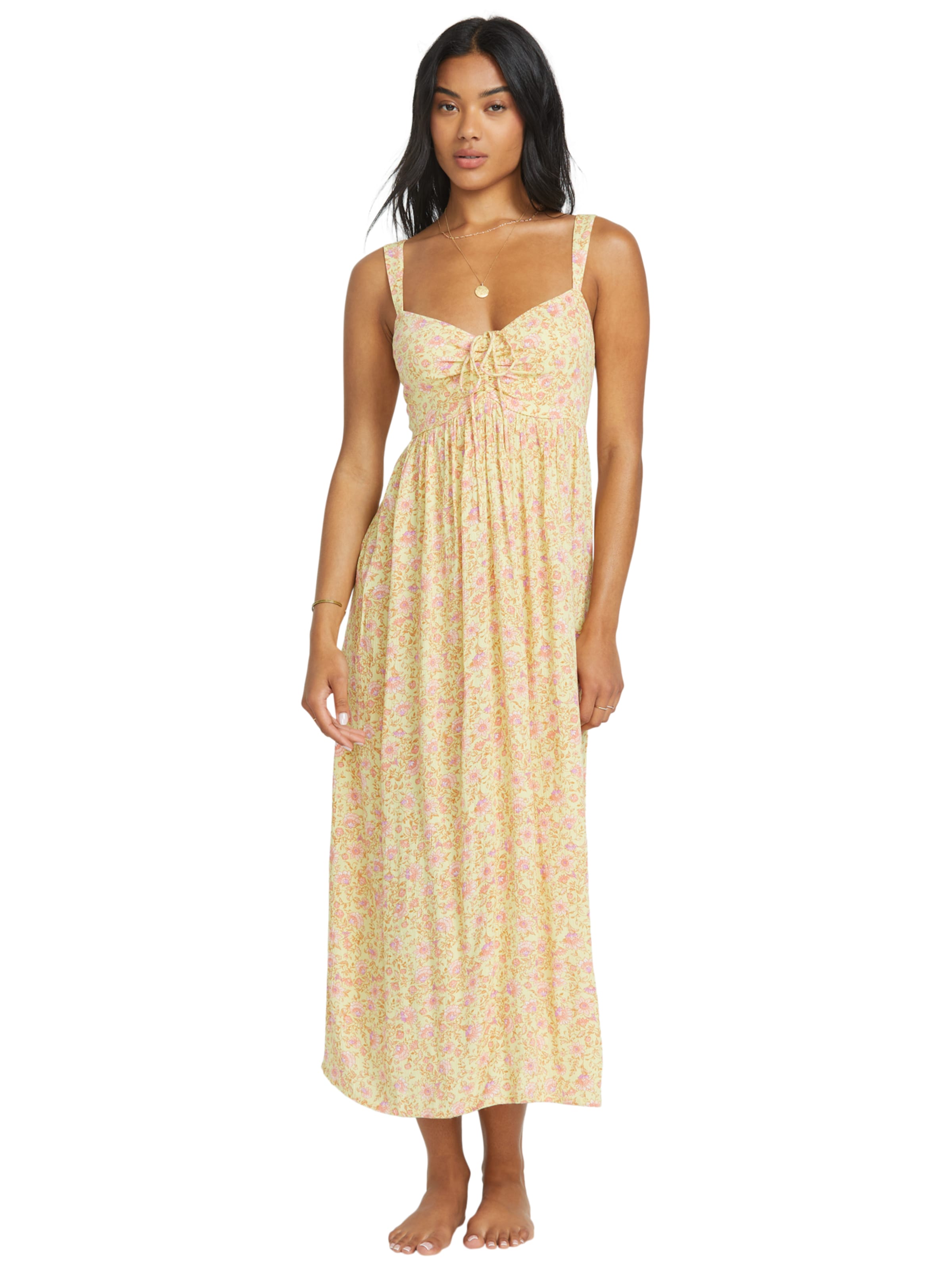 Robe 'So Dreamy' BILLABONG en jaune : devant