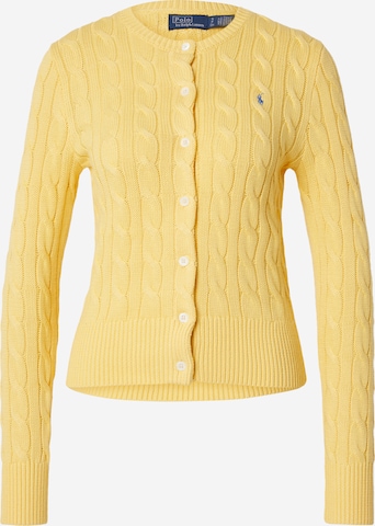 Polo Ralph Lauren Плетена жилетка в жълто: отпред