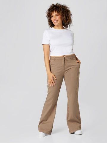A LOT LESS Flared Pants 'CORA' in Brown