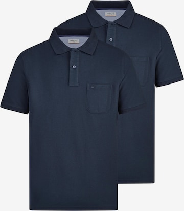 redmond Shirt 'Basic' in Blau: Vorderseite
