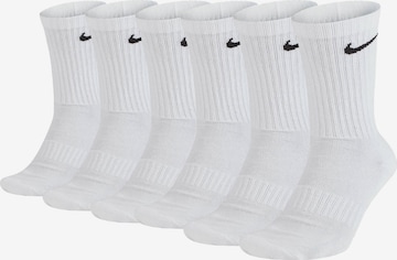 Calzino sportivo di NIKE in bianco: frontale