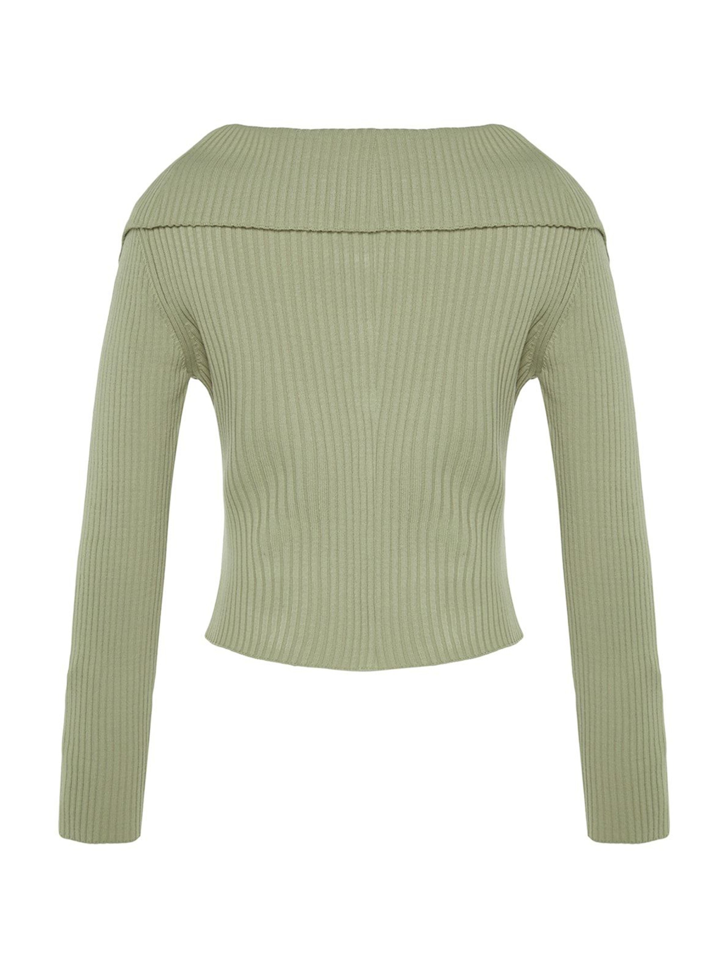 Trendyol Gebreid vest in Groen