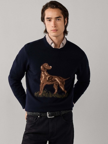 Hackett London Pullover in Blau: Vorderseite
