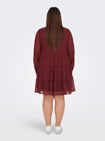 ONLY Carmakoma Shirt Dress in Red