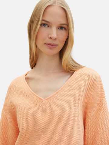 TOM TAILOR Pullover in Orange