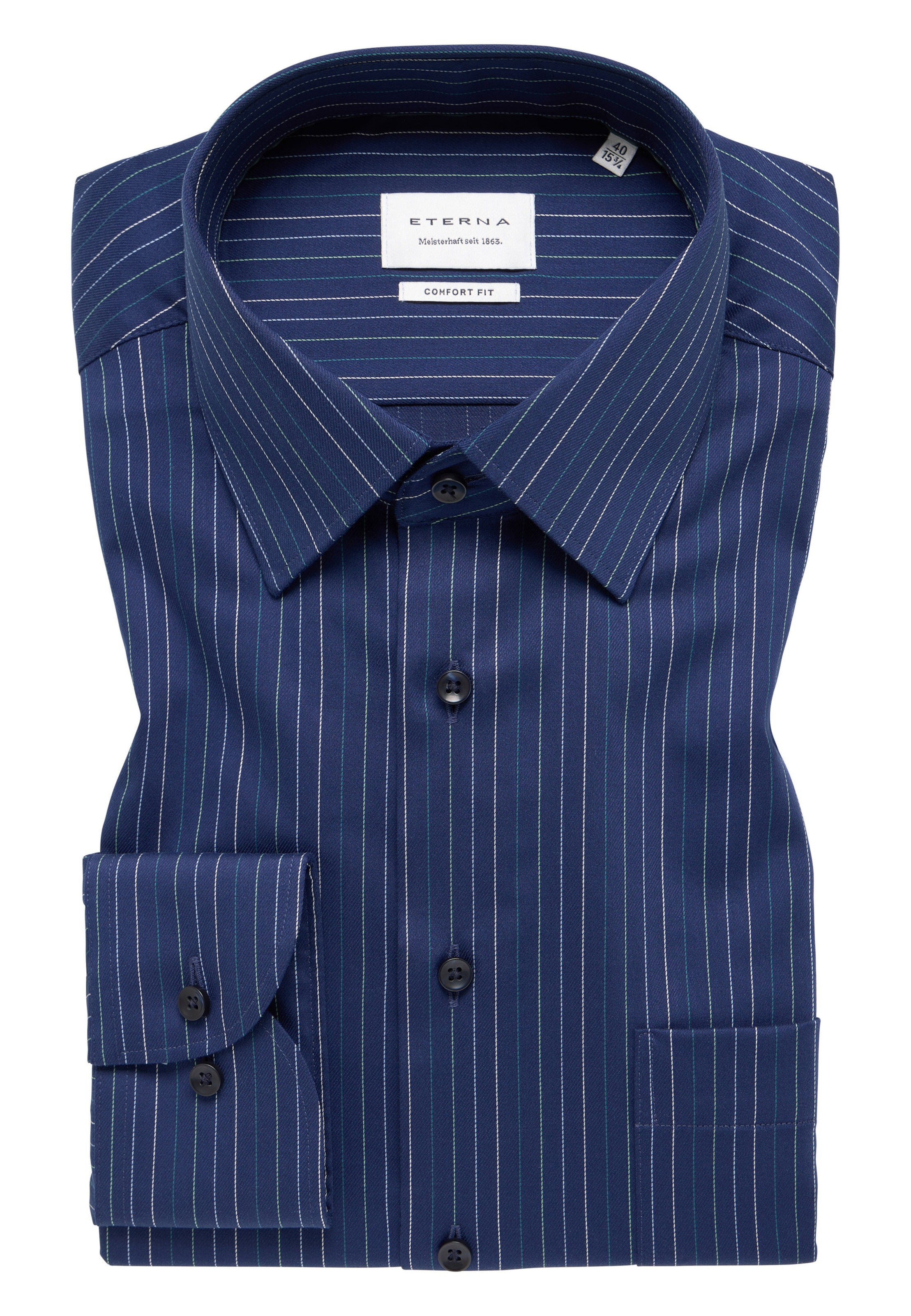 ETERNA Comfort fit Business shirt in Blue