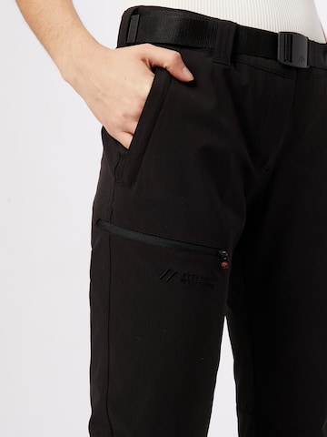 Maier Sports Regular Outdoor trousers 'Inara slim Da-Hose el.' in Black