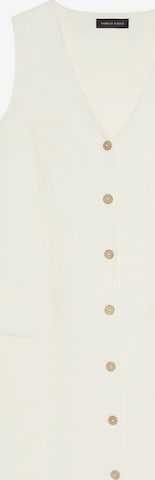 Robe-chemise Fiorella Rubino en blanc : devant