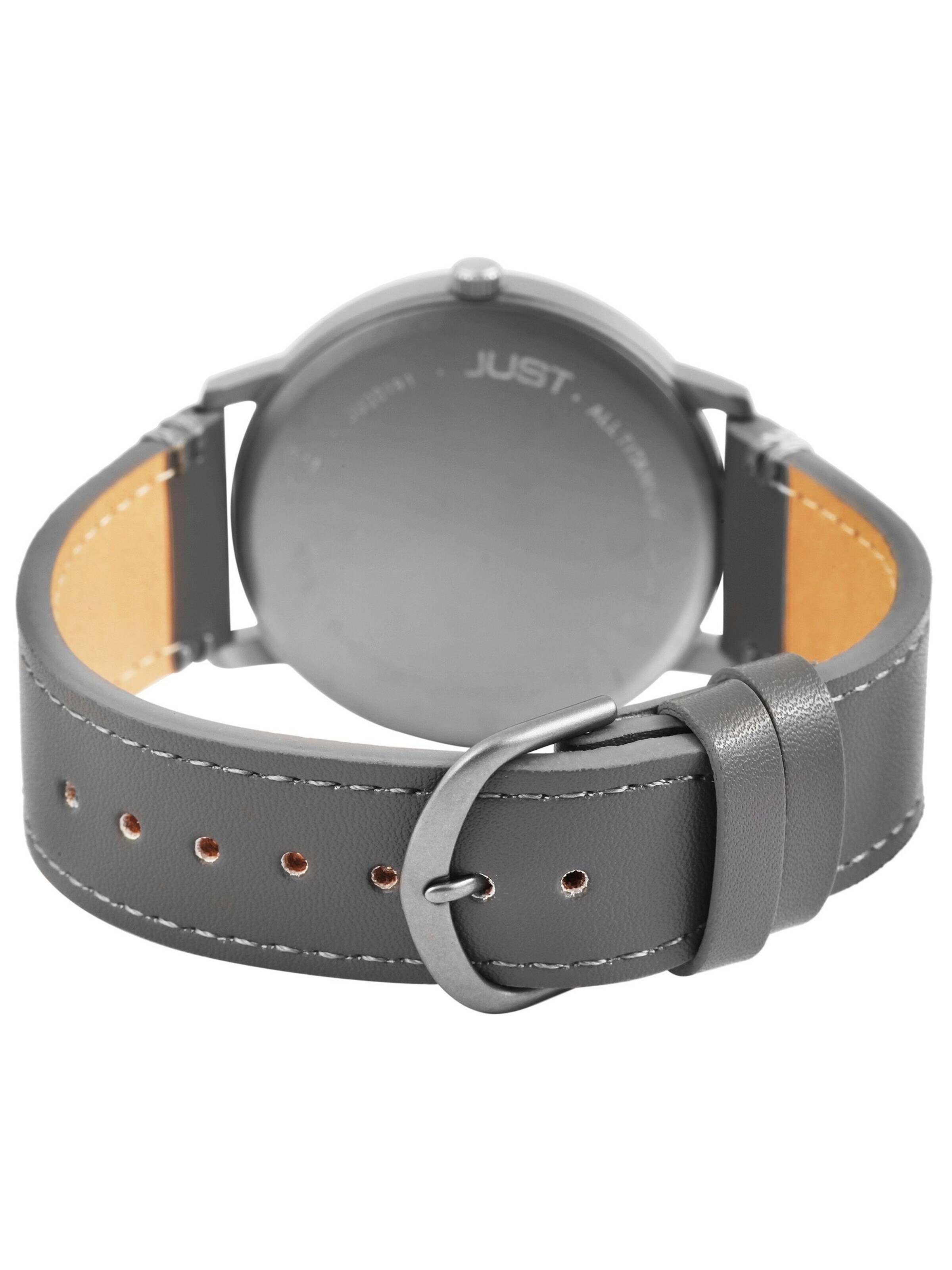 JUST Analog Watch 'Fanis, Datumsanzeige' in Grey