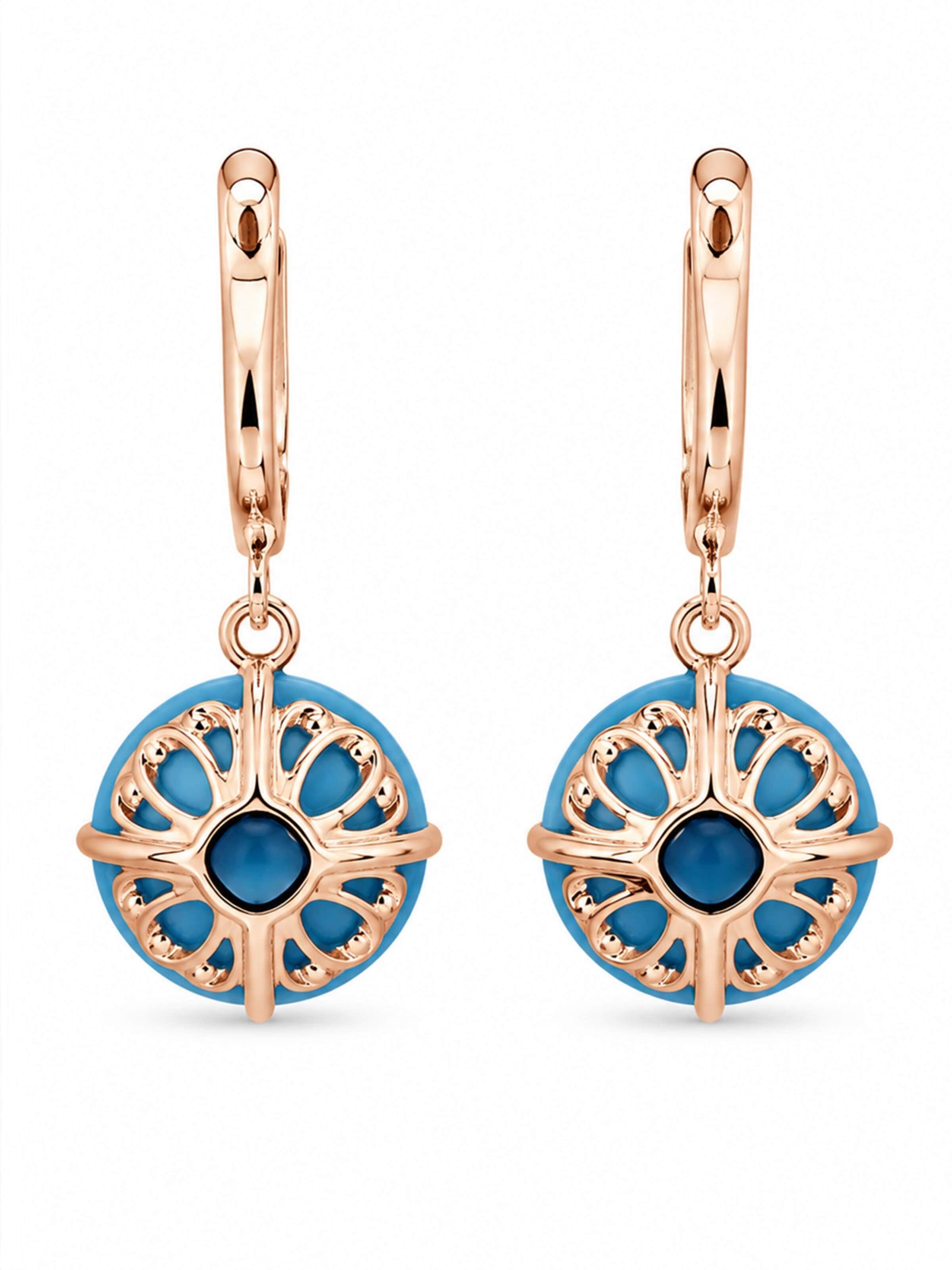 Secret Stones Earrings 'Passion' in Blue