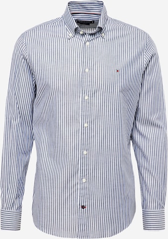 Coupe regular Chemise Tommy Hilfiger Tailored en bleu : devant