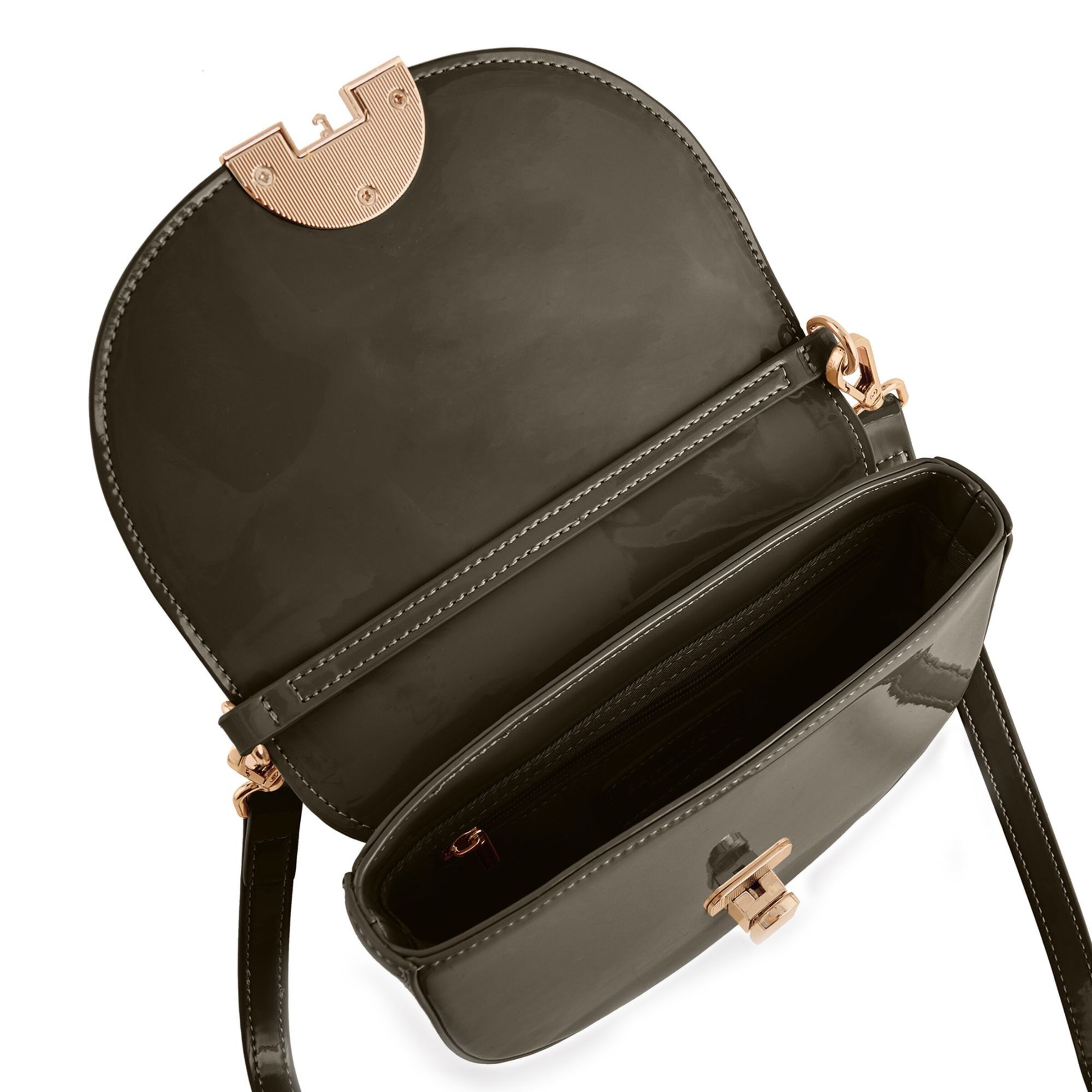 Seidenfelt Umhängetasche in Grün