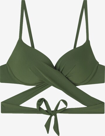 CALZEDONIA Bikini Top 'INDONESIA' in Green: front