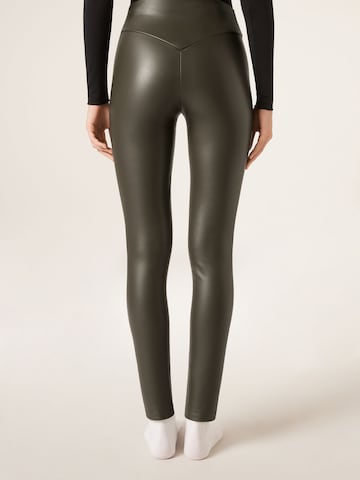 CALZEDONIA Skinny Leggings in Grün