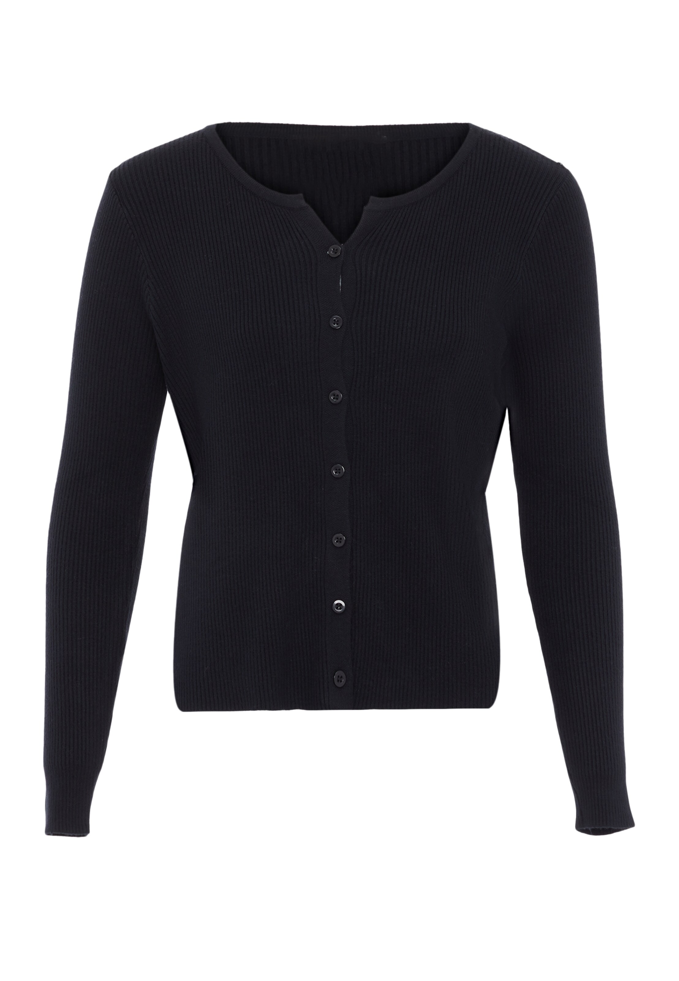 aleva Kardigan w kolorze czarny: przód