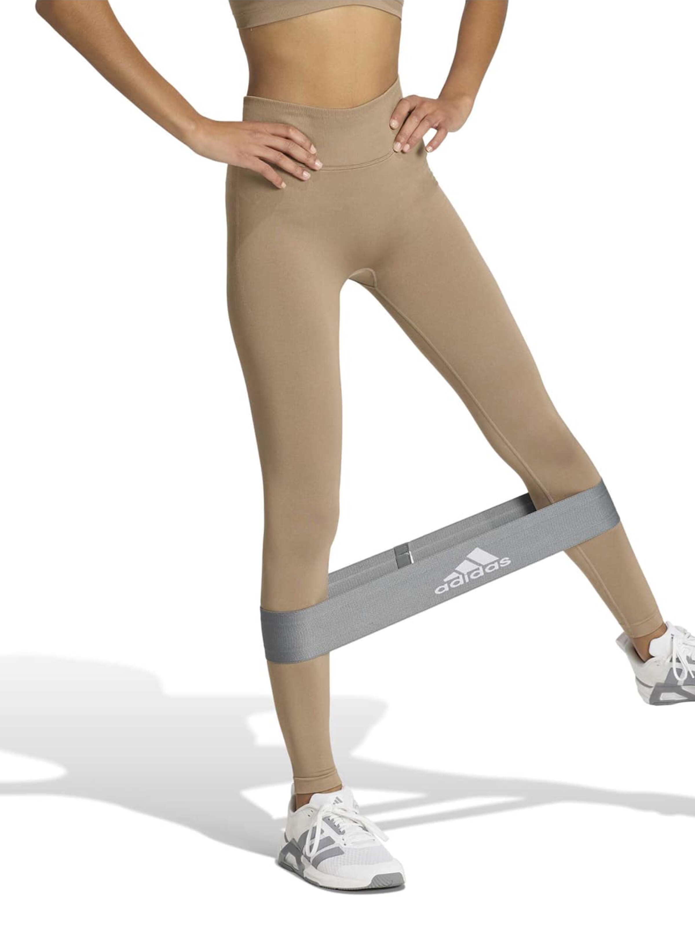 ADIDAS PERFORMANCE Скинни Спортивные штаны 'WE' в Коричневый: спереди