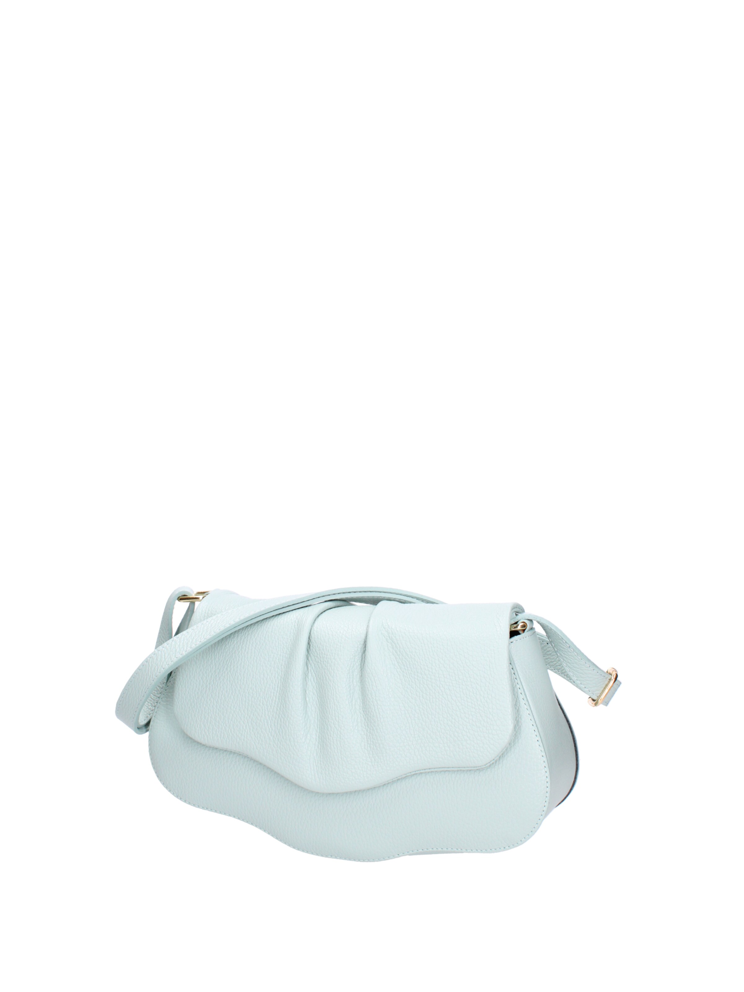 Borsa a spalla di Viola Castellani in blu: frontale