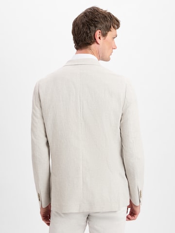 Nils Sundström Regular fit Business-colbert in Beige