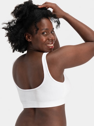 Bamboo basics Bustier BH 'Fleur' in Wit
