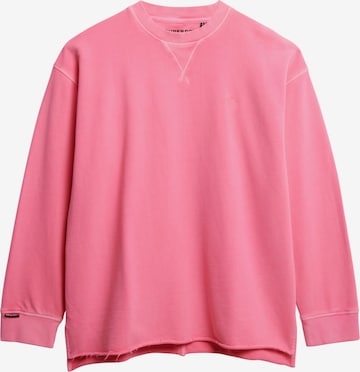 Superdry Sweatshirt in Roze: voorkant